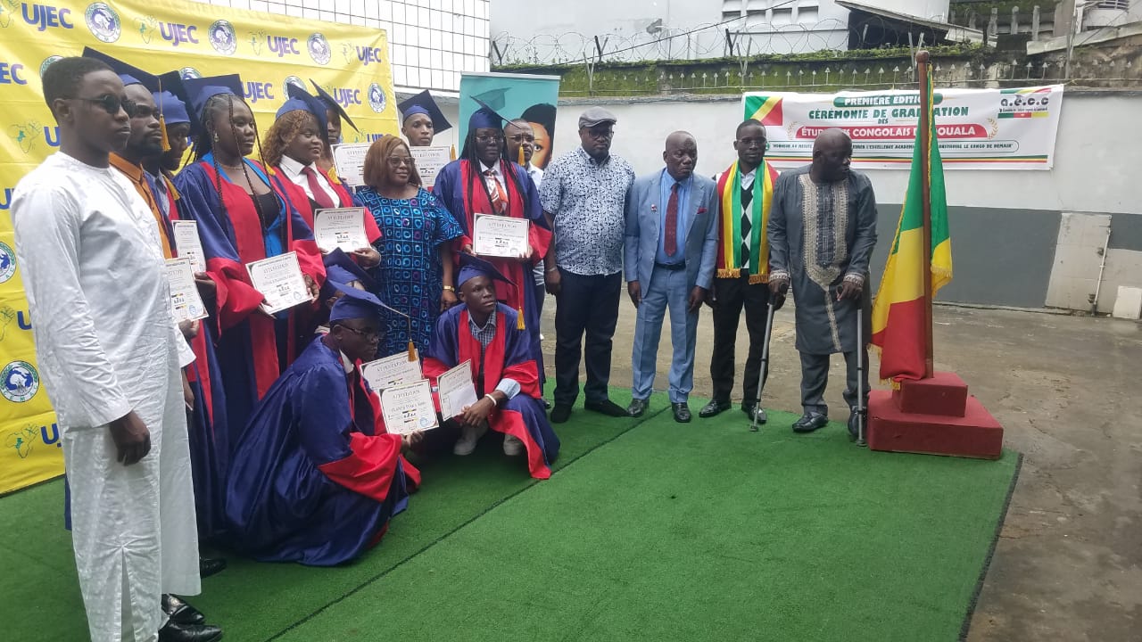 Graduation des étudiants congolais